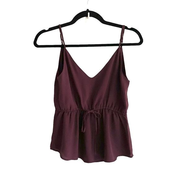 Aritzia Tops - ARITZIA Babaton Warren Sleeveless Blouse Burgundy XS